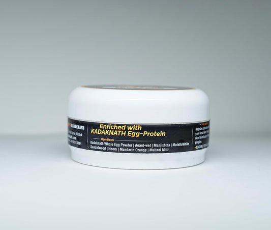 Kadaknath Egg Face Pack – Natural Skincare with Protein-Rich Goodness