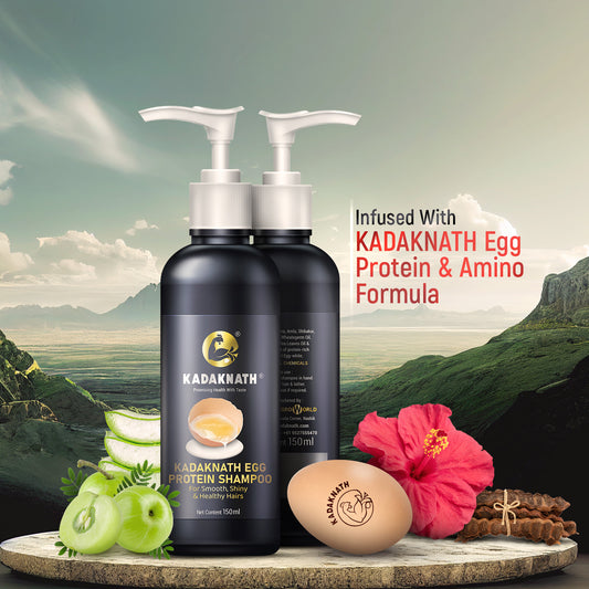 Kadaknath Egg White Protein Shampoo Egg Pro 150 ml