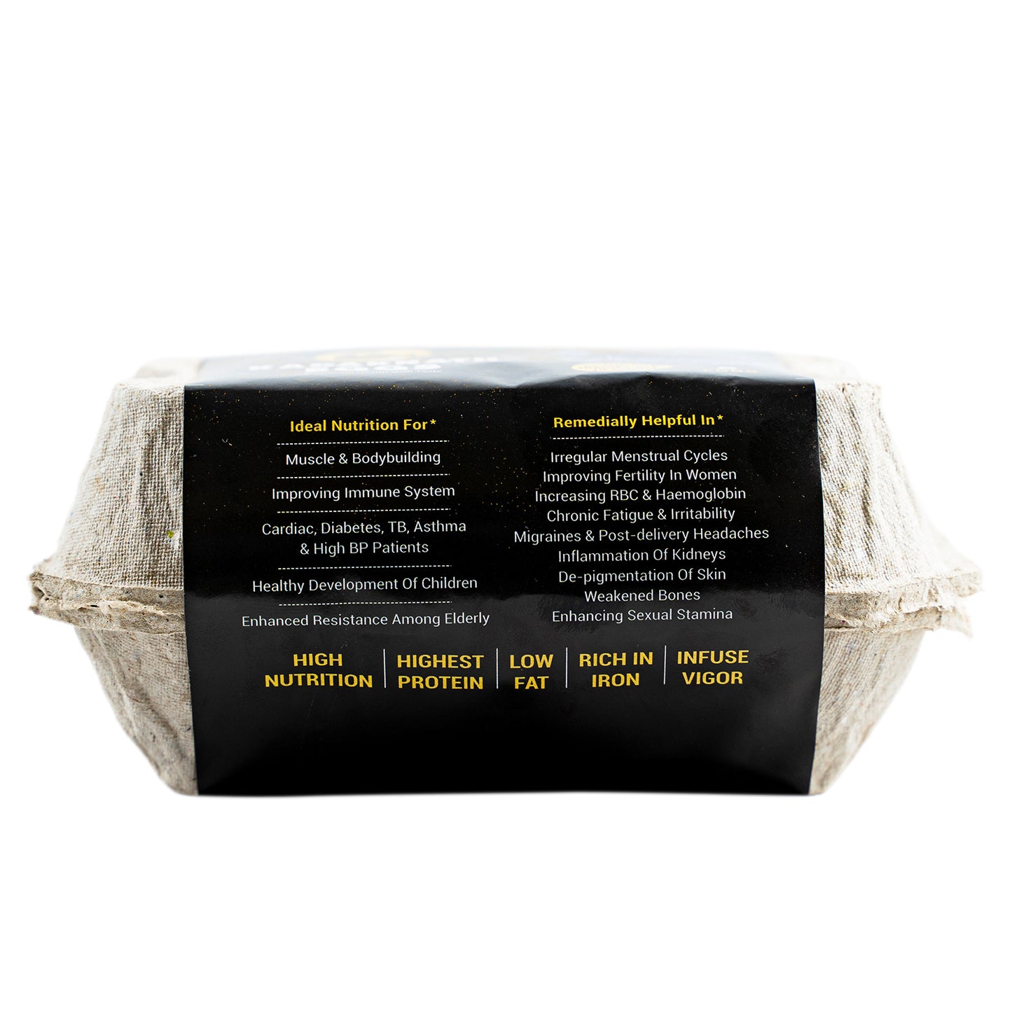 Organic Pure Kadaknath (Eggs Pack of 6)