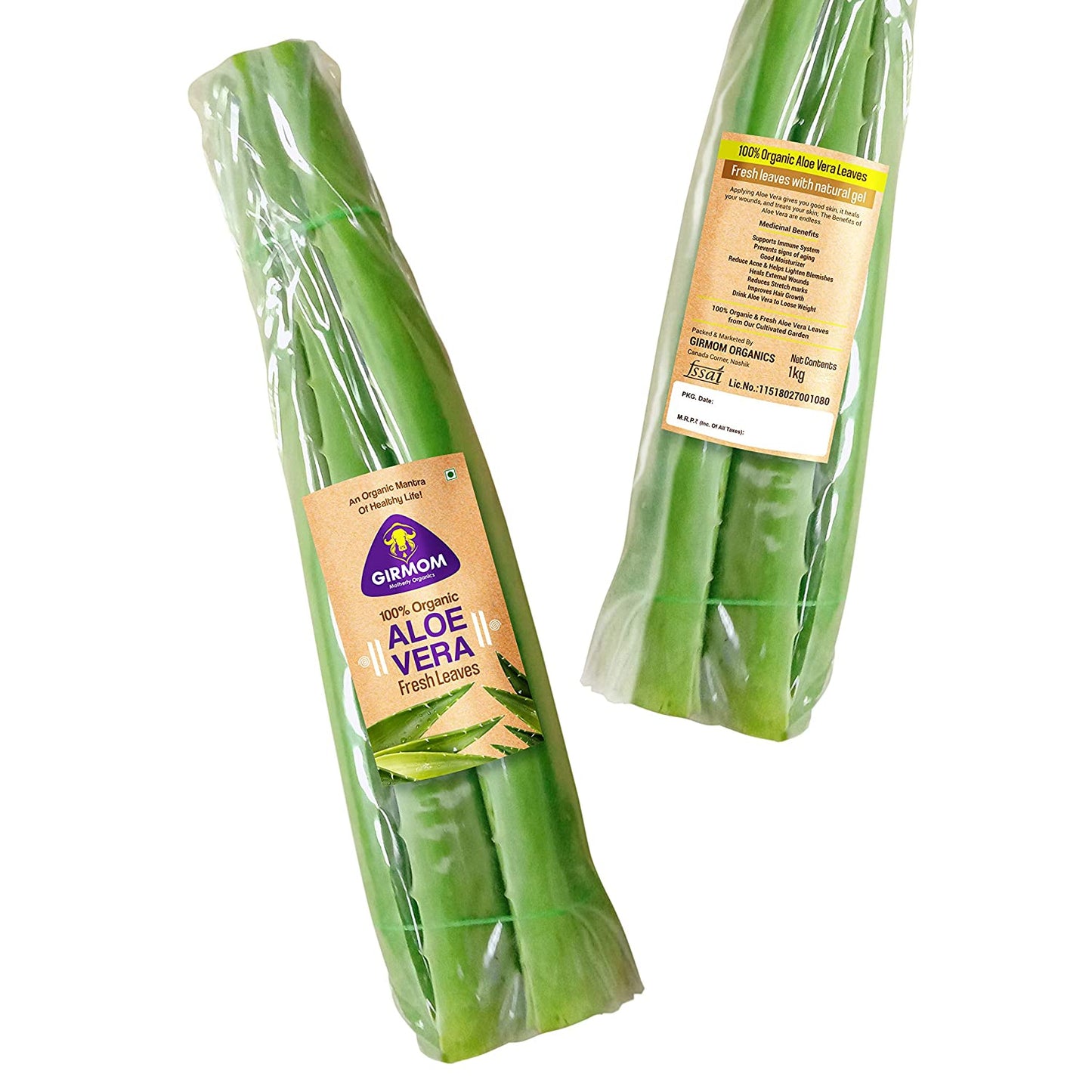 GIRMOM Motherly Organics Aloe Vera Leaves (1Kg)