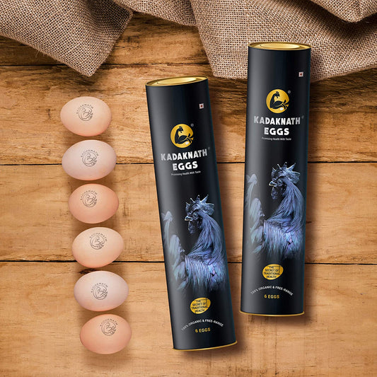 kadaknath premium quality egg pack of 12