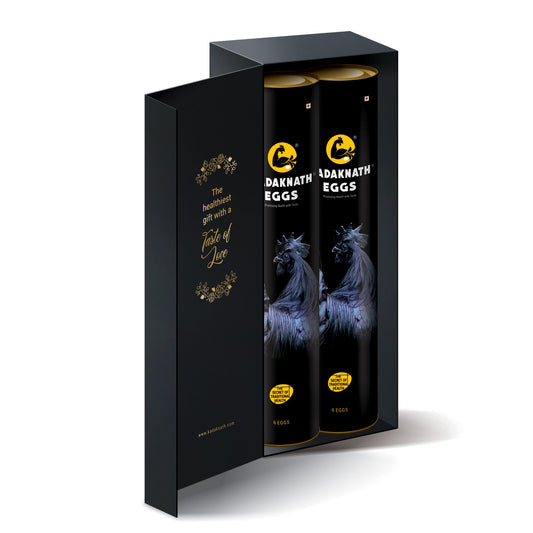 Kadaknath Eggs Premium Gift Pack: A Unique Delight for Your Corporate and Diwali Gifting Needs"