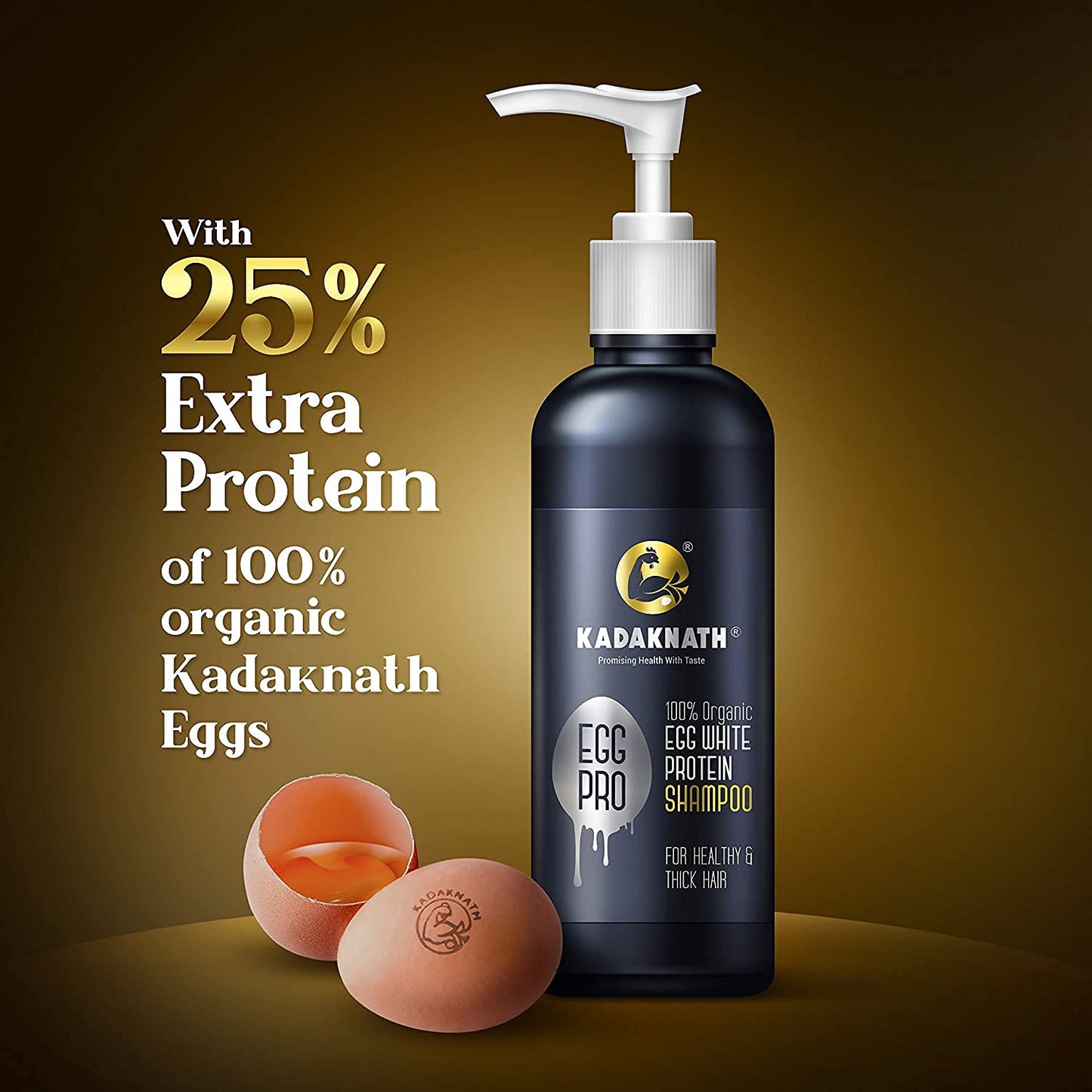 Kadaknath Egg White Protein Shampoo Egg Pro 150 ml