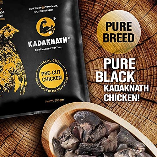 Kadaknath Pre-Cut Chicken 500gm